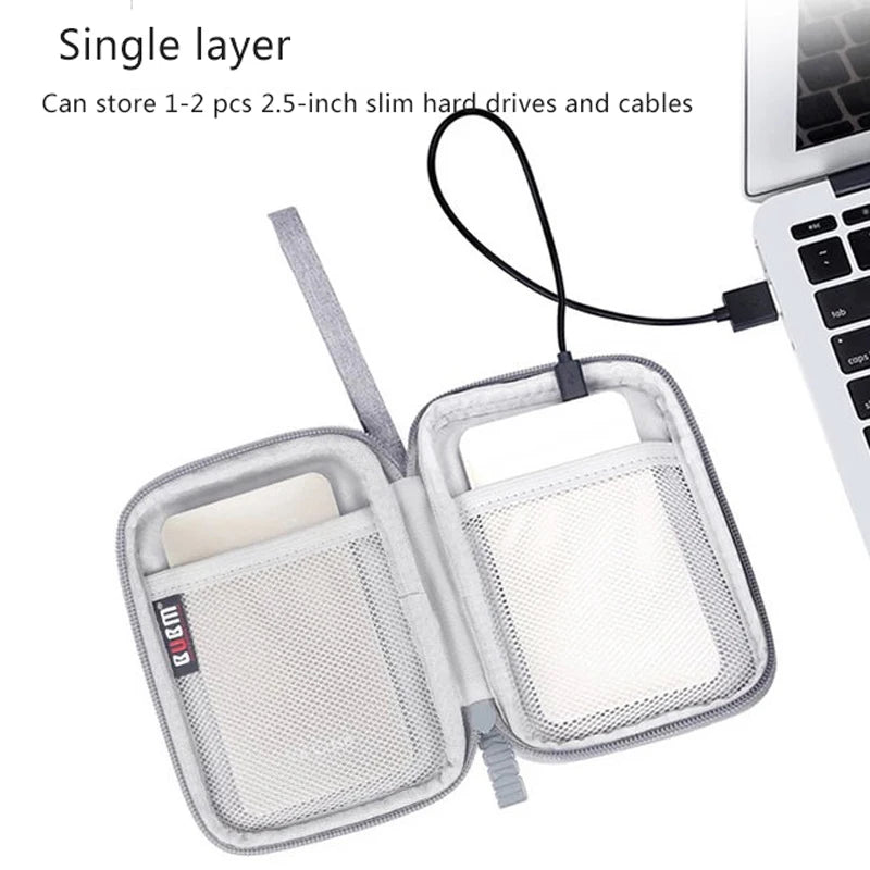 2.5'' HDD Case Cover Travel Organizer Cable Bag