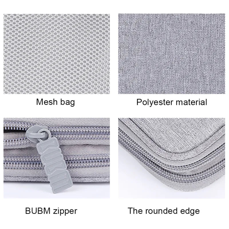 2.5'' HDD Case Cover Travel Organizer Cable Bag