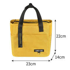 Canvas Lunch Bag Outdoor Camping Picnic Food Cooler Pouch Travel Eating Storage