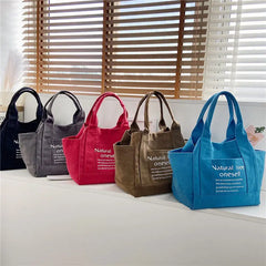 Canvas Women Shoulder Bags Ladies Tote Shopping Bag Large Capacity Clutch Purse