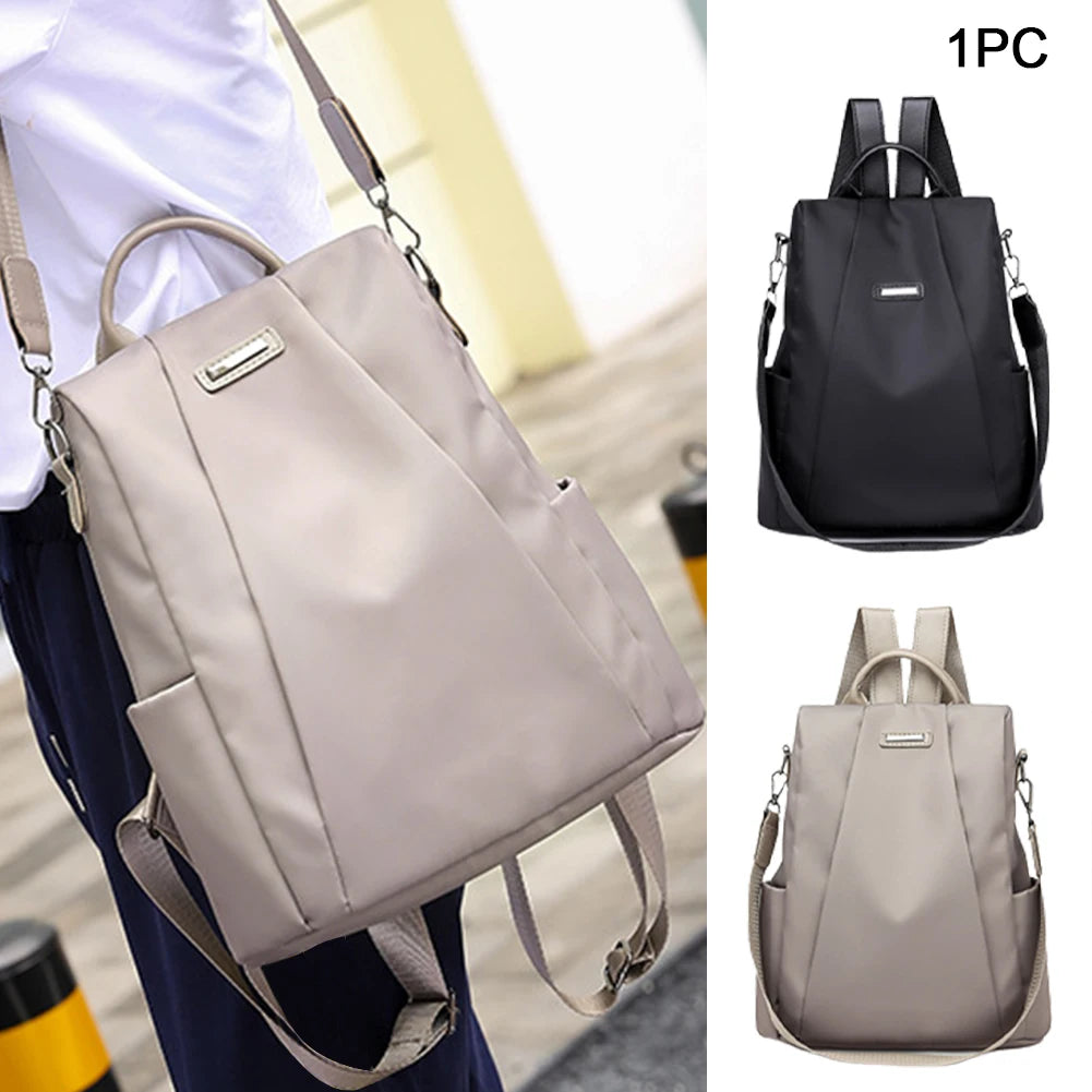 Lightweight Nylon Shoulder Bag Rucksack for Women
