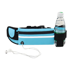 USB Waist Pack Waterproof Phone Belt Bag Travel Mini Fanny Pack