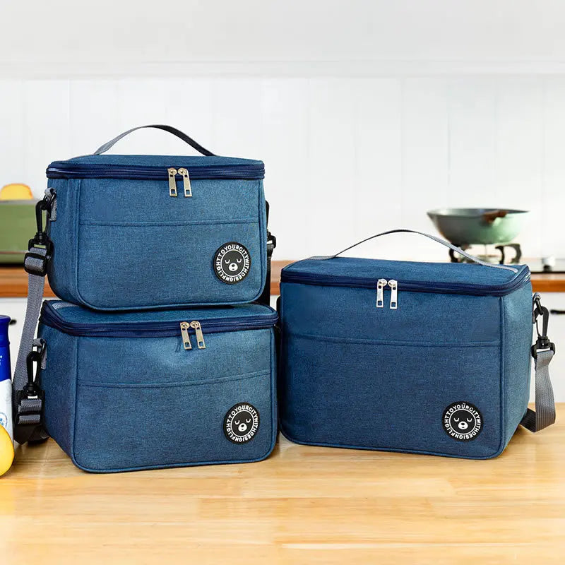 Portable Cooler Bag Folding Insulation Picnic Ice Pack For Food
