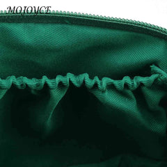 Portable Cosmetic Bag Pu Leather Pencil Cases Large Capacity Travel Organizer