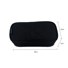 Portable Cosmetics Organizer Bag Travel Brush Case