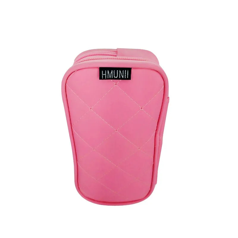 Portable Cosmetics Organizer Bag Travel Brush Case