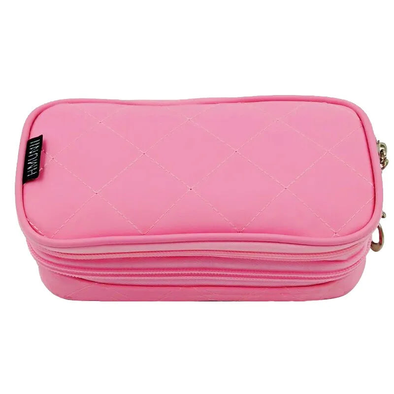 Portable Cosmetics Organizer Bag Travel Brush Case
