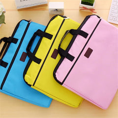 Canvas A4 Office Bag Multi-layer Briefcase