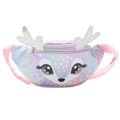Kids Elk Print Waist Bag Fanny Pack Pouch Sport Belt Hip Chest