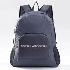 Ultralight Foldable Backpack for Camping Hiking - Text Pattern Daypack