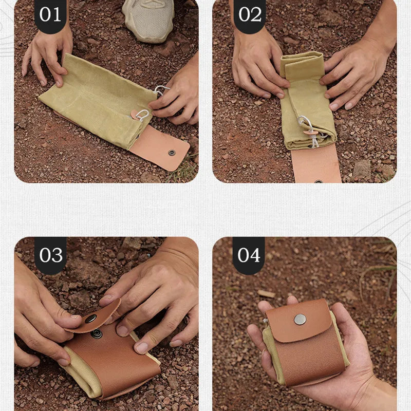 Foldable Waist Pack Outdoor Camping Hiking Pouch