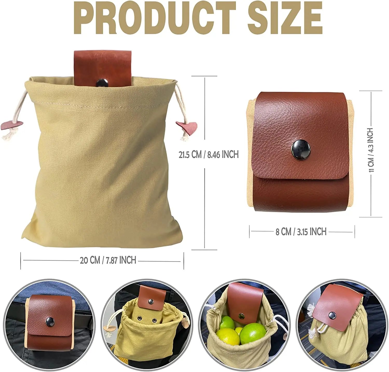 Foldable Waist Pack Outdoor Camping Hiking Pouch