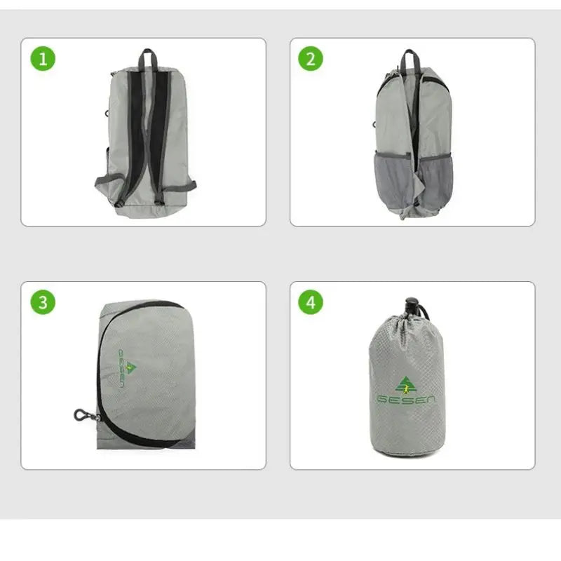 Portable Folding Outdoor Travel Backpack Waterproof Sports Bag