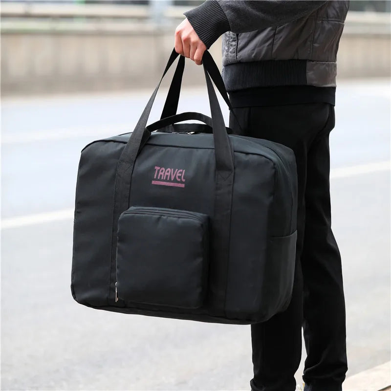 Portable Folding Unisex Large Travel Bag Duffle Waterproof