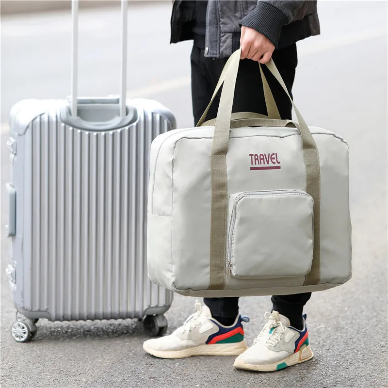 Portable Folding Unisex Large Travel Bag Duffle Waterproof