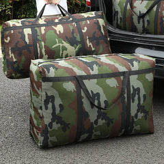 Portable Green Camouflage Bag Folding Travel Bags Waterproof Large Capacity