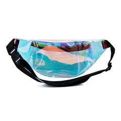 Translucent Sling Chest Pouch PVC Waist Belt Pack Bags