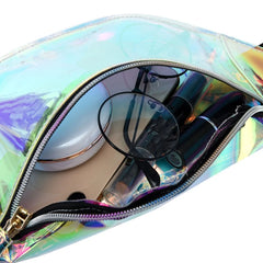 Translucent Sling Chest Pouch PVC Waist Belt Pack Bags