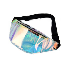 Translucent Sling Chest Pouch PVC Waist Belt Pack Bags