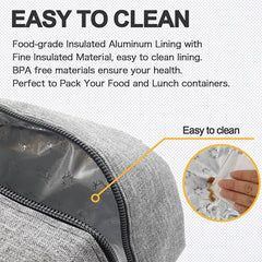 Portable Insulated Cooler Bag for Food Picnic Women Travel Therm