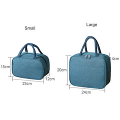 Portable Insulated Lunch Bag Waterproof Canvas Cooler Ice Pack Work Food Tote