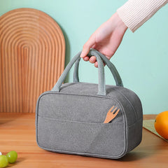 Portable Insulated Lunch Bag Waterproof Canvas Cooler Ice Pack Work Food Tote