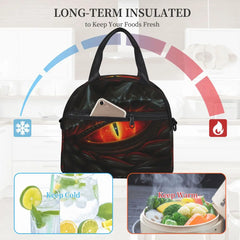 Dragon Eye Insulated Bento Lunch Box Storage Bag