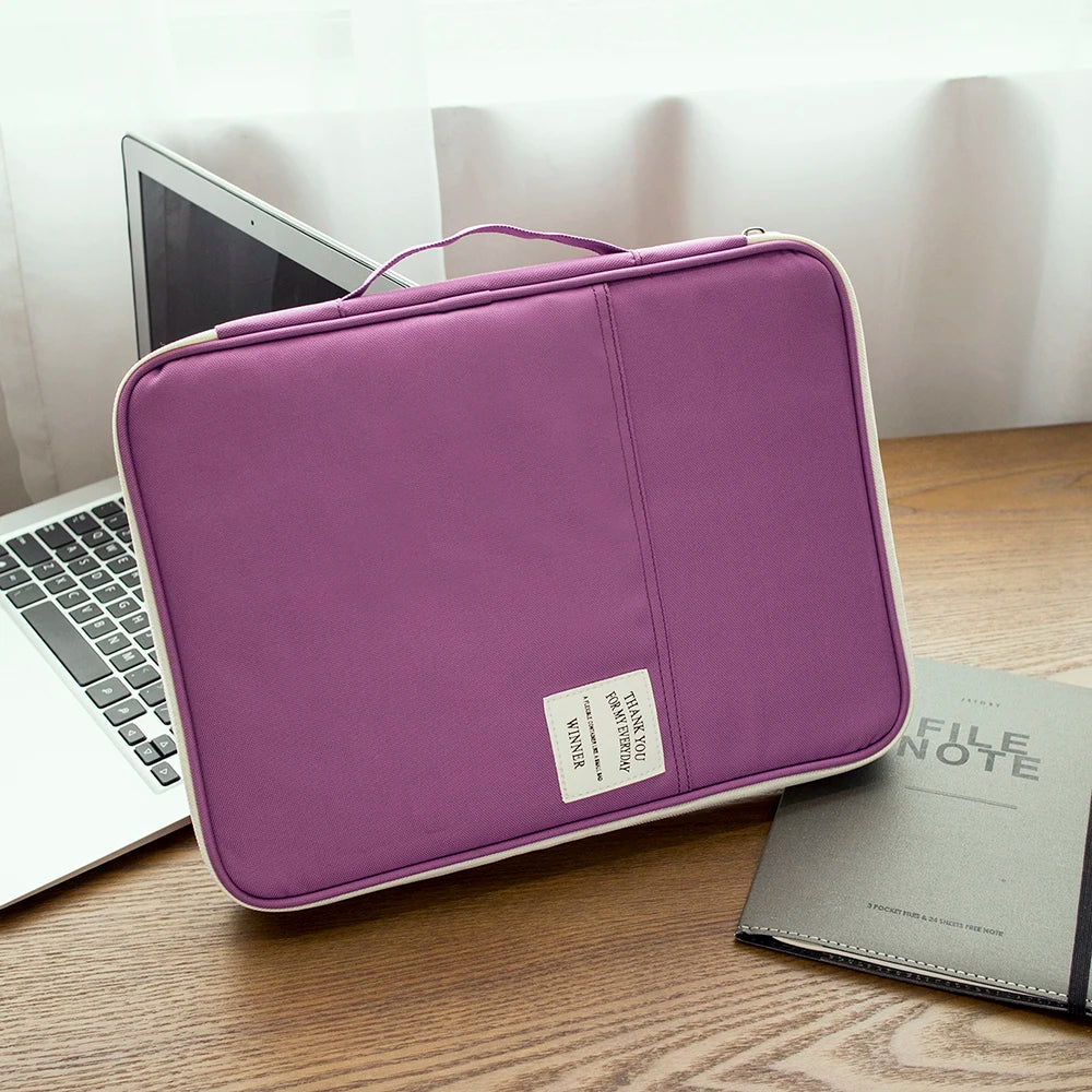 Portable Ipad Holder Bag Oxford Briefcase A4