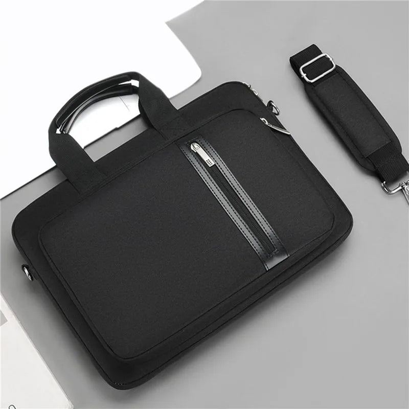 Waterproof Shockproof Laptop Bag Unisex 13.3 15.6inch Shoulder Handbag
