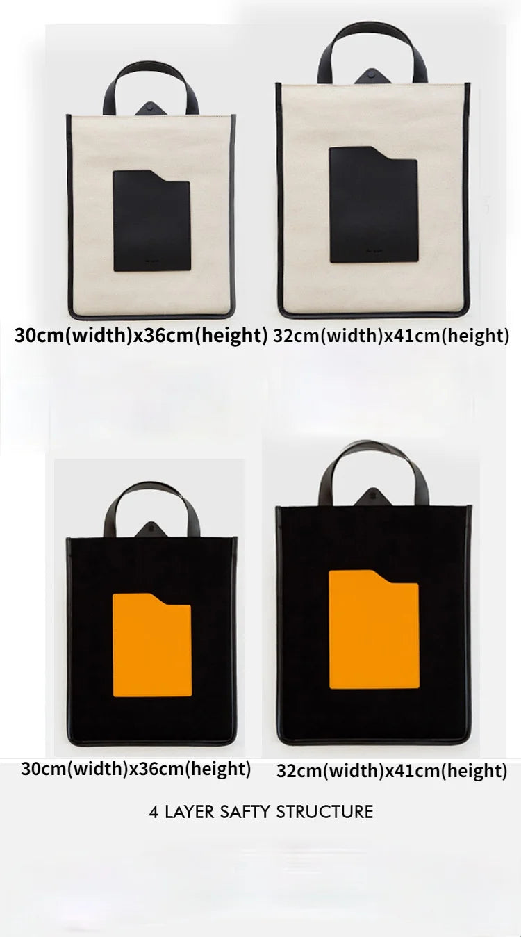 Waterproof Laptop Tablet Bag Briefcase with Document Organizer