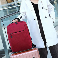 Large Laptop USB Backpack for Women Men Travel Business School Shoulder Bag