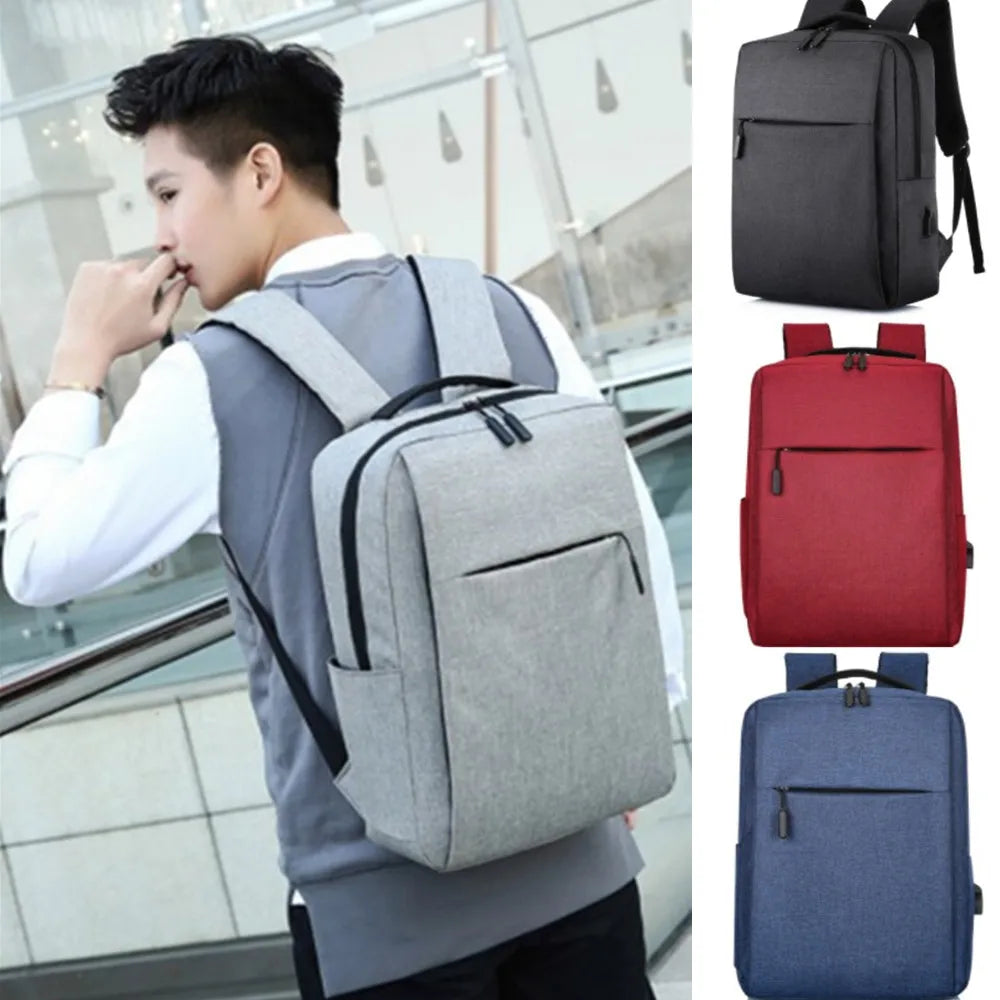 Large Laptop USB Backpack for Women Men Travel Business School Shoulder Bag