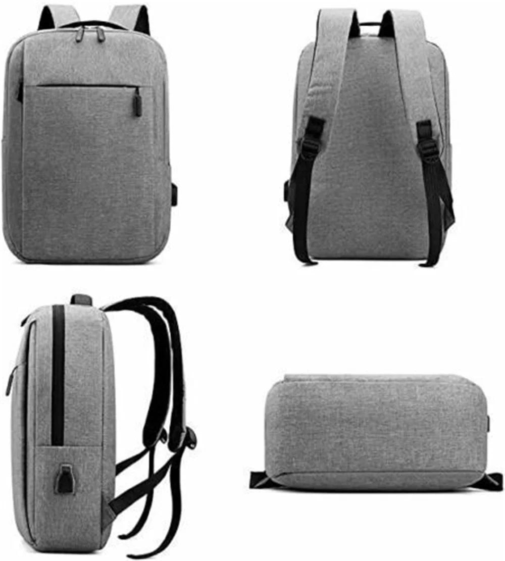 Large Laptop USB Backpack for Women Men Travel Business School Shoulder Bag