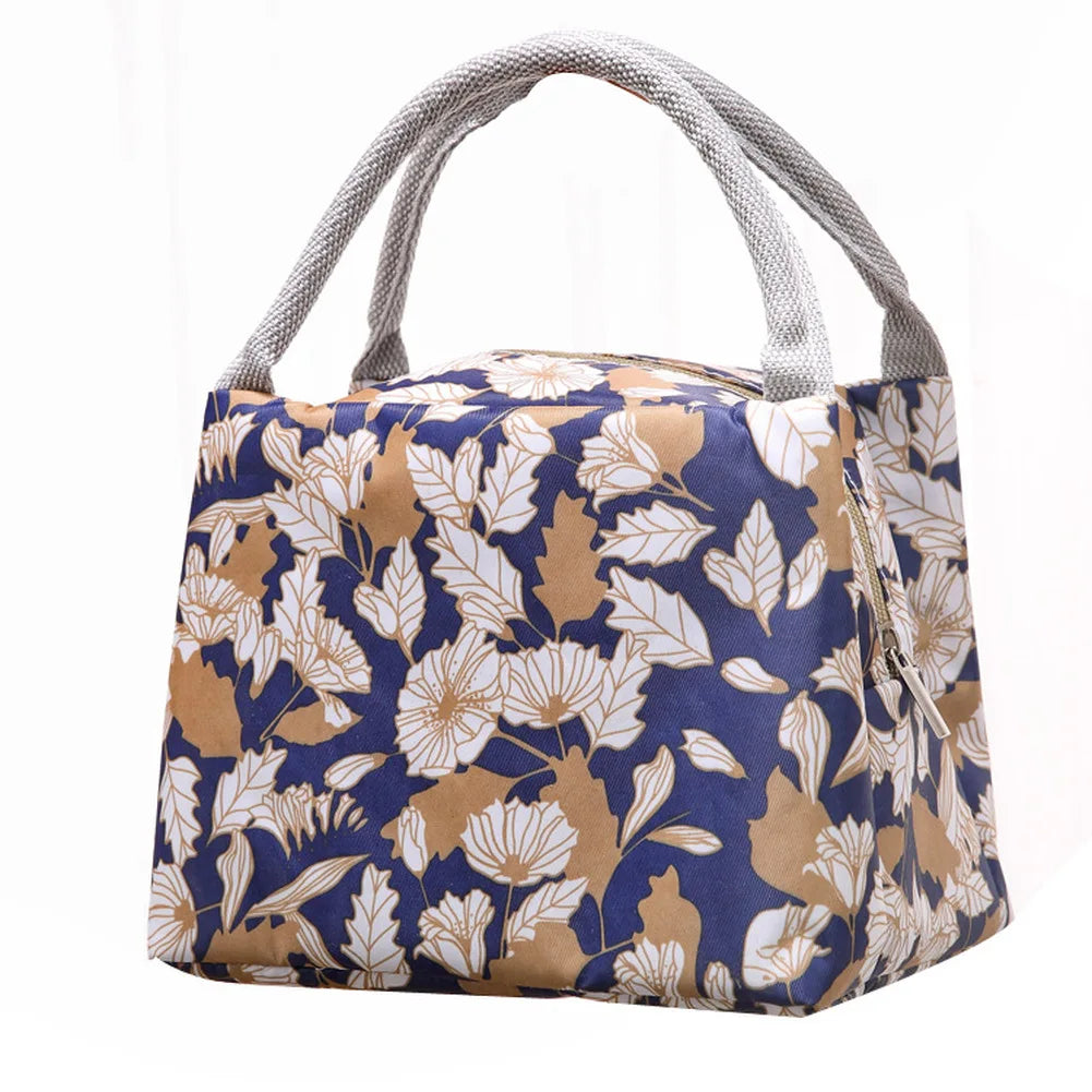 Portable Lunch Bag Insulated Cooler Bento Pouch Lunch Container