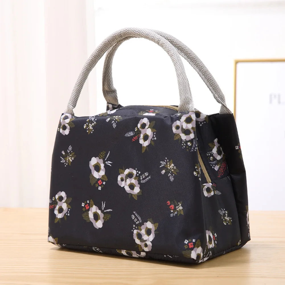 Portable Lunch Bag Insulated Cooler Bento Pouch Lunch Container