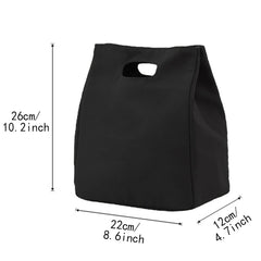 Bear Letter Print Thermal Insulated Lunch Tote Cooler Bag