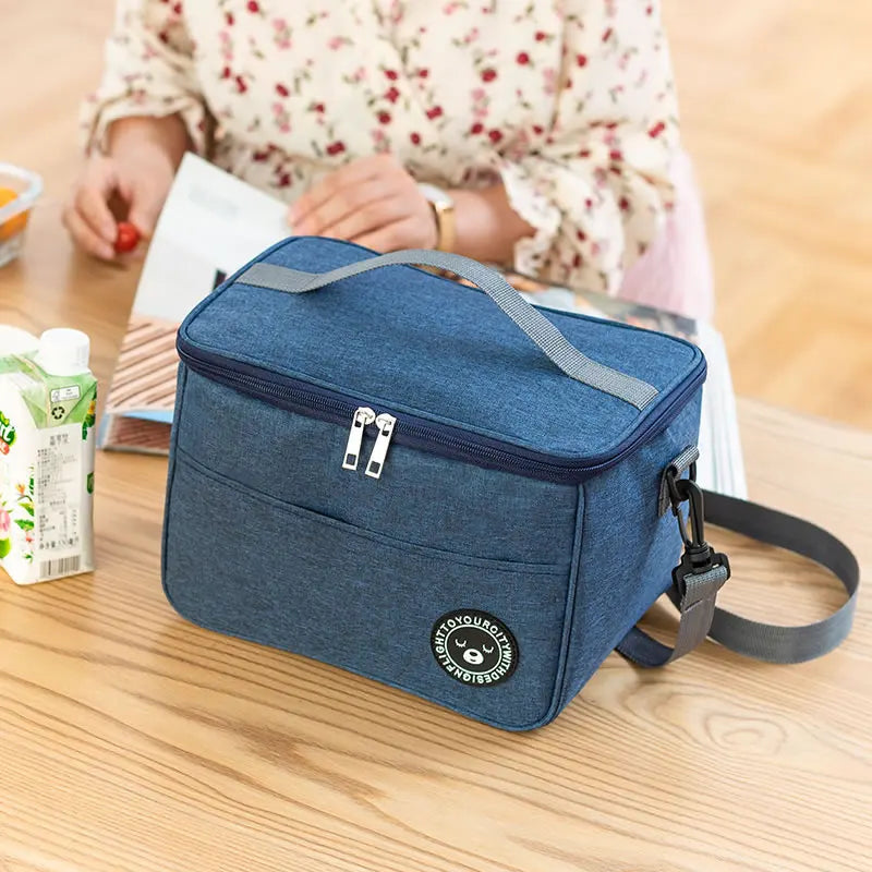 Portable Lunch Bag Food Thermal Box Waterproof Office Cooler Lunchbox