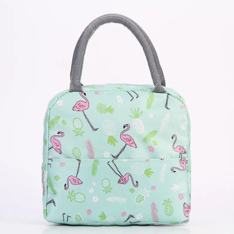 Portable Insulated Lunch Bag Tote Cooler Handbag Bento Pouch