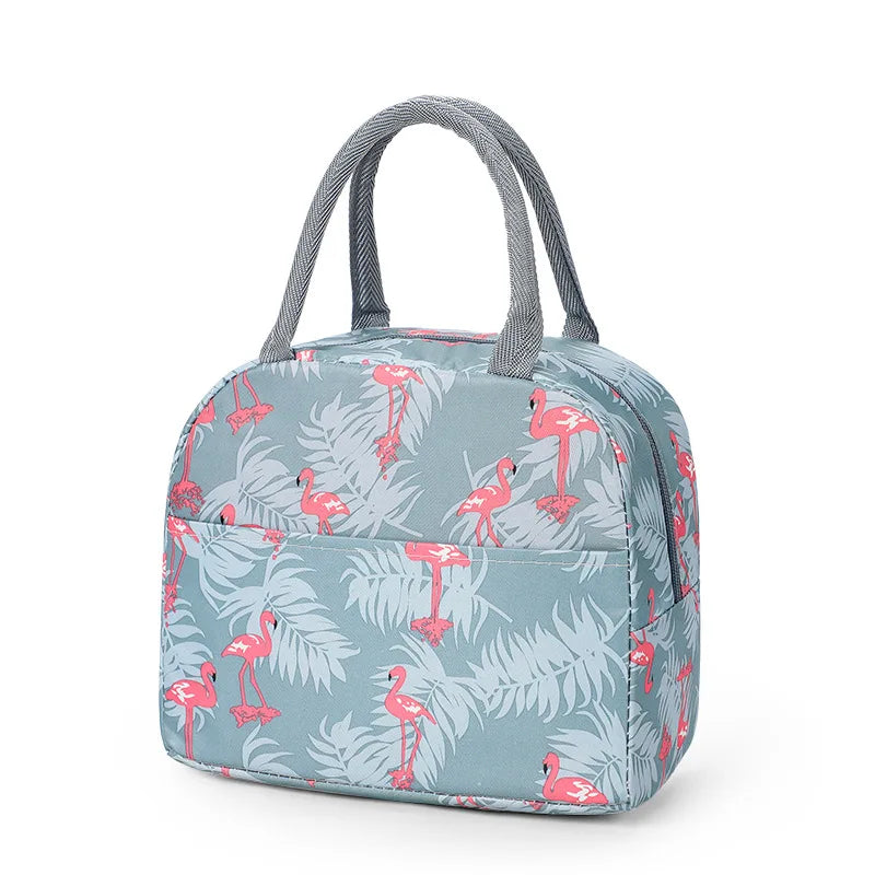 Portable Insulated Lunch Bag Tote Cooler Handbag Bento Pouch