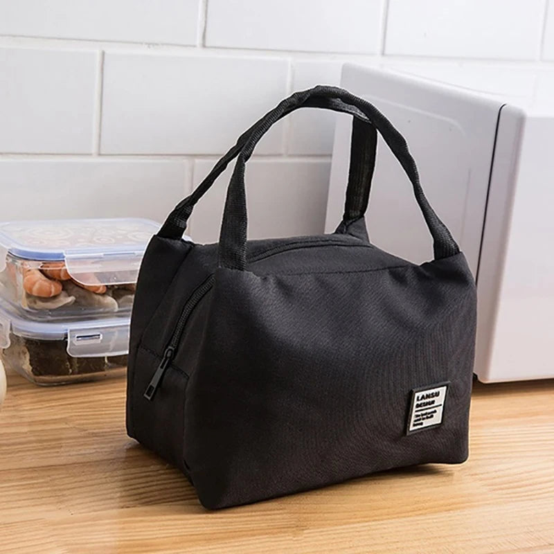 Portable Insulated Lunch Bag Bento Box Cooler Tote Food Storage School Bags