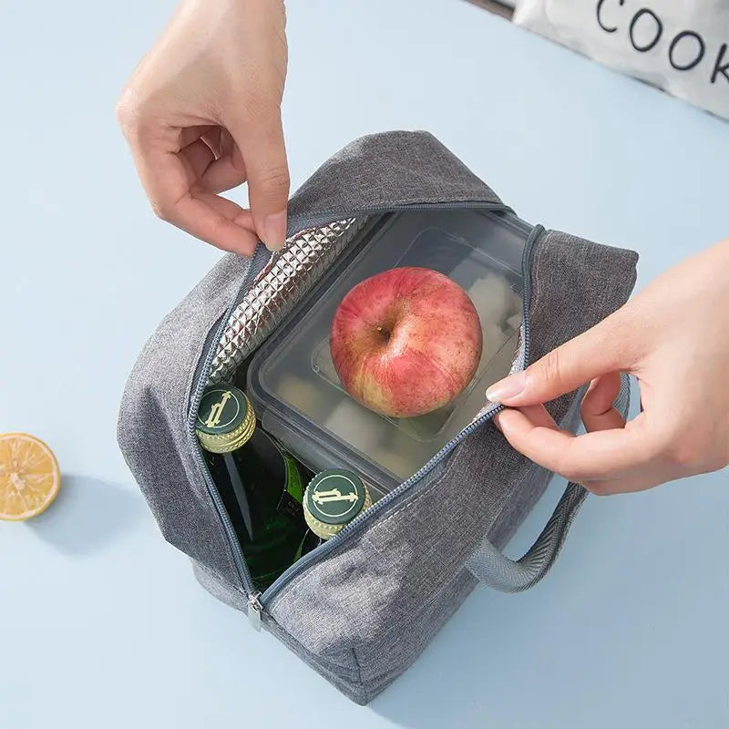 Waterproof Insulated Lunch Bag Bento Pouch Dinner Insulation Bag