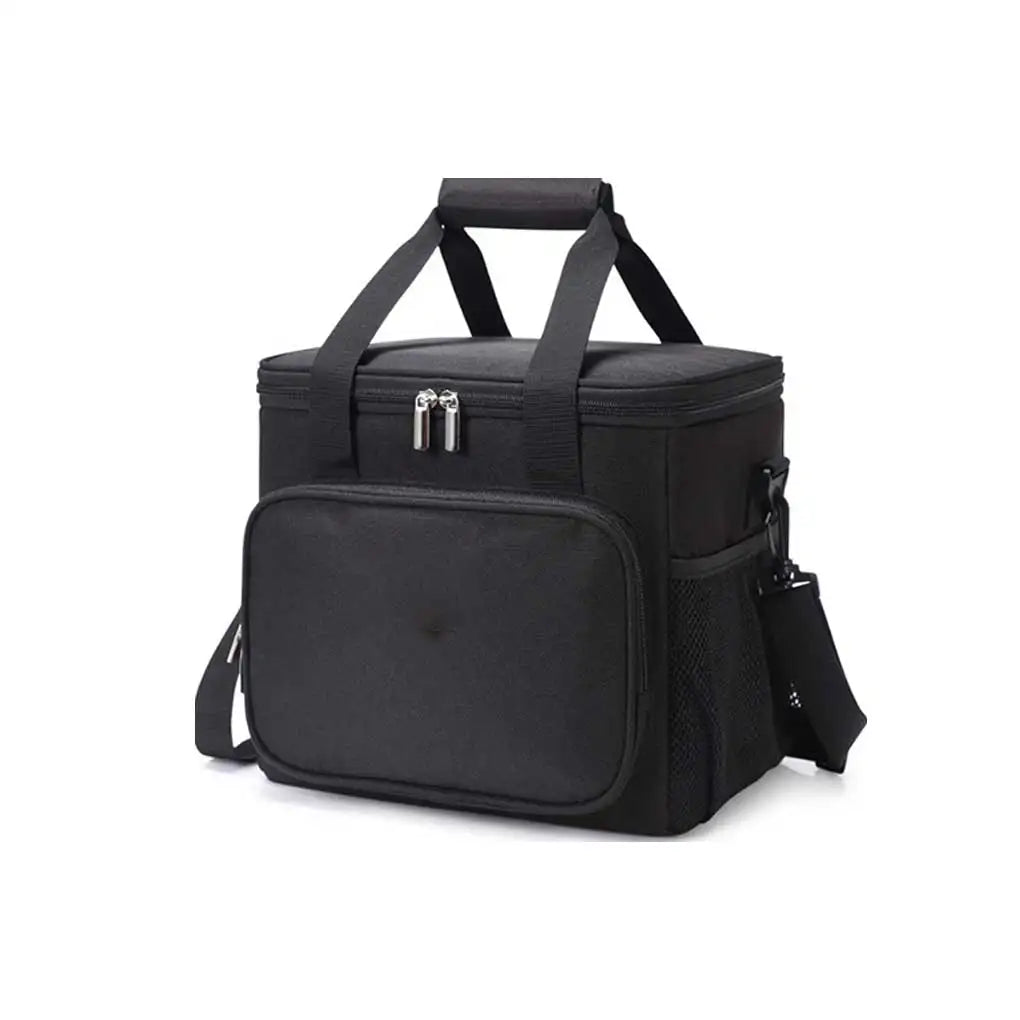 Lunch Box Bag Insulated Food Fresh Keep Large Capacity Storage Tote Grey