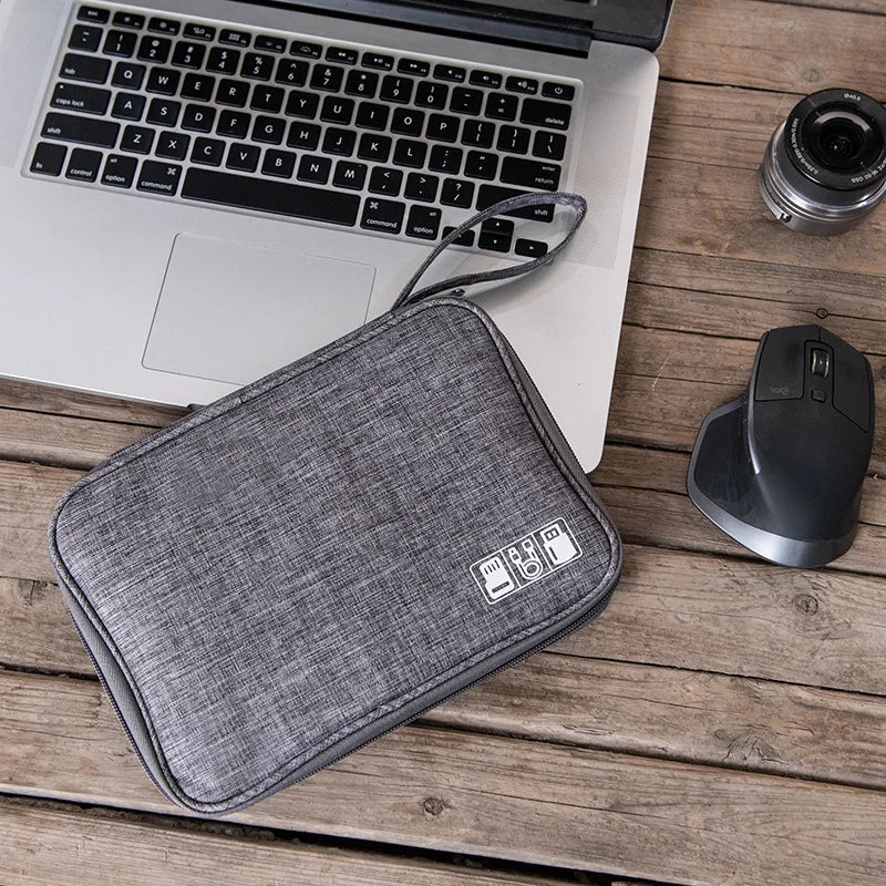 Multi-function Travel Storage Bags Waterproof Zipper Data Arrange Bag