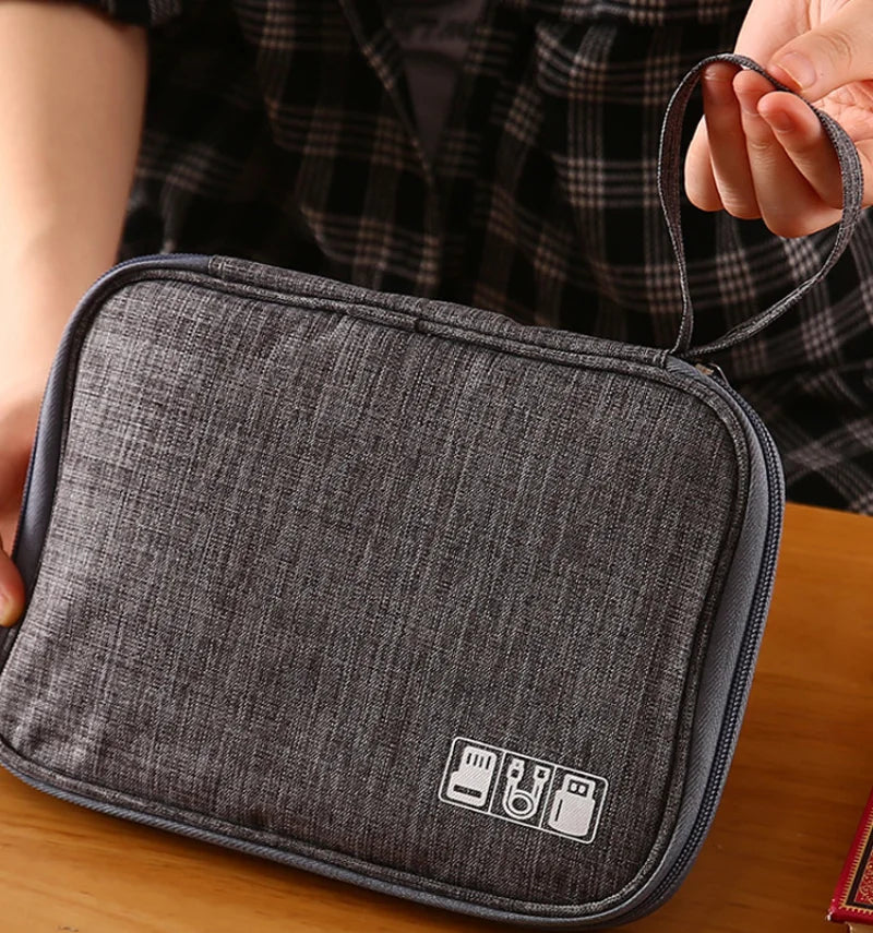 Multi-function Travel Storage Bags Waterproof Zipper Data Arrange Bag