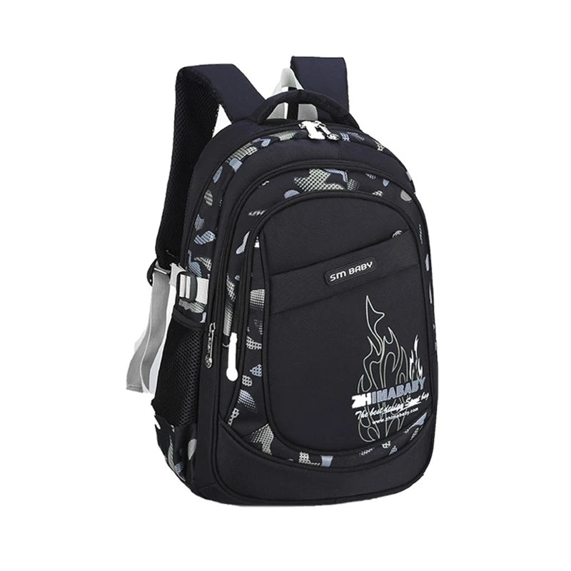 Portable Nylon Backpack Large Capacity Schoolbag Rucksack Bookbags Daypack