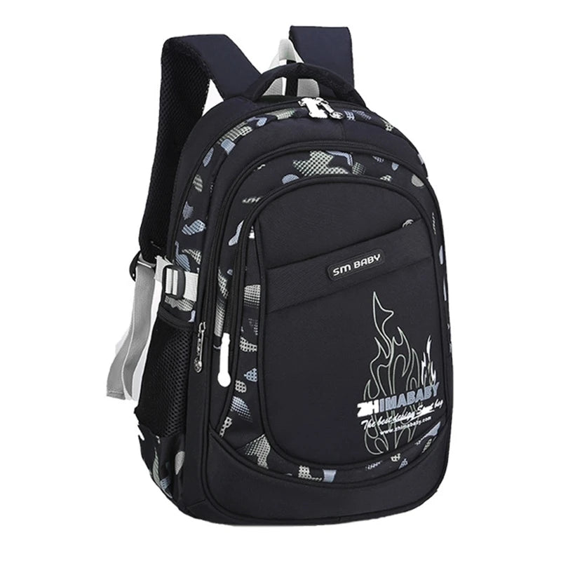 Portable Nylon Backpack Large Capacity Schoolbag Rucksack Bookbags Daypack