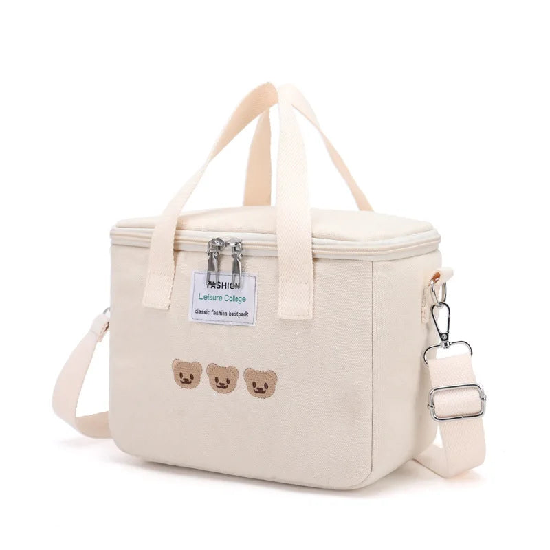 One-shoulder Kids Picnic Food Bag Aluminum Foil Lunch Box Stroller Accessory