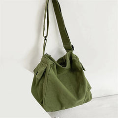 Waterproof Nylon Shoulder Bag Japanese Style Large Capacity