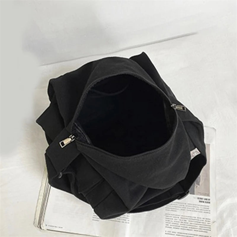 Waterproof Nylon Shoulder Bag Japanese Style Large Capacity