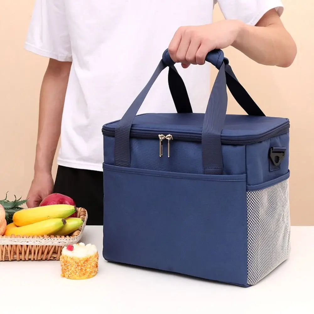 Portable Picnic Travel Kid Insulated Thermal Bag Lunch Box Breakfast Organizer